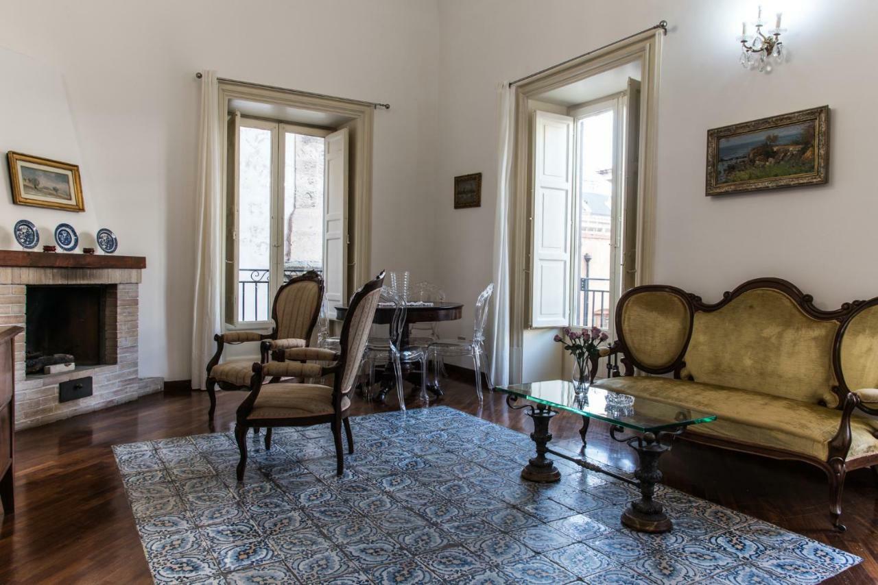 Appartamento Palazzo Pace Al Cassaro Palermo Exteriér fotografie
